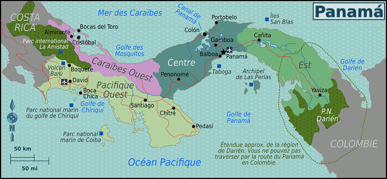 Panama Map